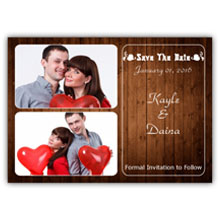 Press Printed Cards/Flat Card/Save The Date/021 Landscape