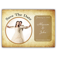 Press Printed Cards/Flat Card/Save The Date/026 Landscape