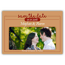 Press Printed Cards/Flat Card/Save The Date/015 Landscape