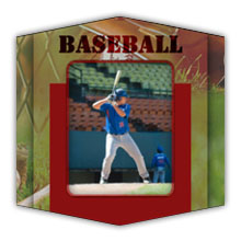 Press Printed Cards/Flat Card/Boutique Card/Sports/005 Square