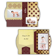 Press Printed Cards/Folded Card/Boutique Card/Babies and Children/001 Potrait