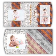 Press Printed Cards/Folded Card/Boutique Card/Babies and Children/001 Square