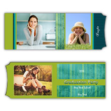 Press Printed Cards/Folded Card/Boutique Card/Senior and Graduation/004 Landscape