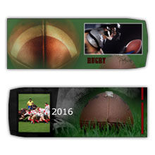 Press Printed Cards/Folded Card/Boutique Card/Sports/003 Landscape