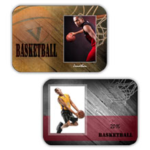 Press Printed Cards/Folded Card/Boutique Card/Sports/003 Potrait