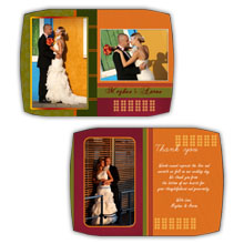 Press Printed Cards/Folded Card/Boutique Card/Wedding/001 Potrait