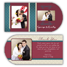 Press Printed Cards/Folded Card/Boutique Card/Wedding/001 Square