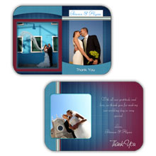 Press Printed Cards/Folded Card/Boutique Card/Wedding/002 Potrait