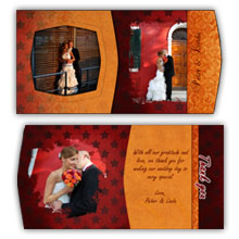 Press Printed Cards/Folded Card/Boutique Card/Wedding/002 Square