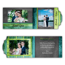 Press Printed Cards/Folded Card/Boutique Card/Wedding/004 Landscape